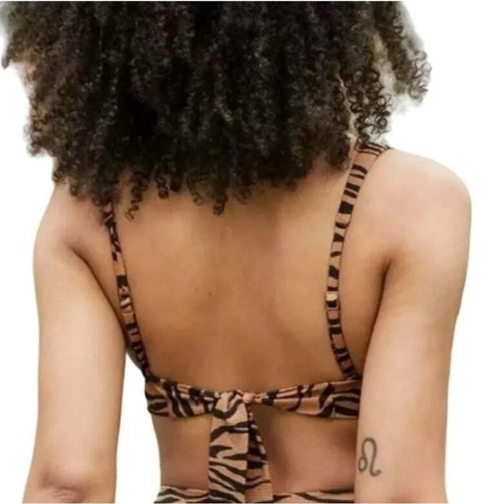 Aerie Zebra Print Bikini Top - Picture 2 of 5